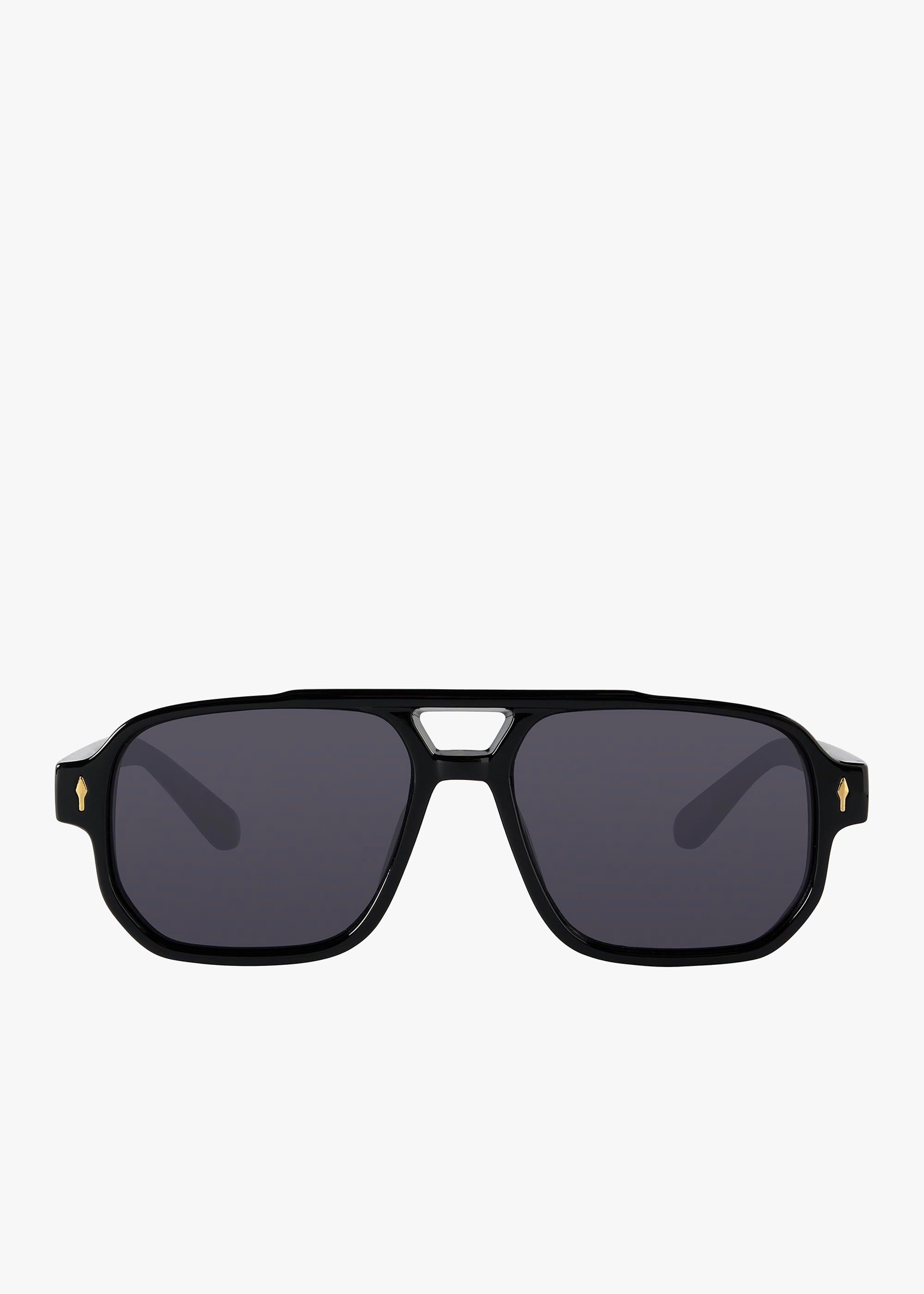 SANDRO Black Oval sunglasses with a sleek, modern design Oval sunglasses black / gray for Men | Sandro Paris main image 2